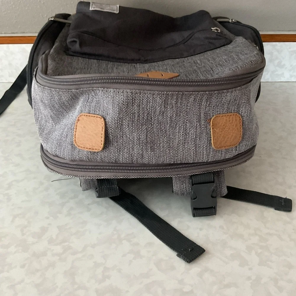 Eddie Bauer Gray and Black Backpack